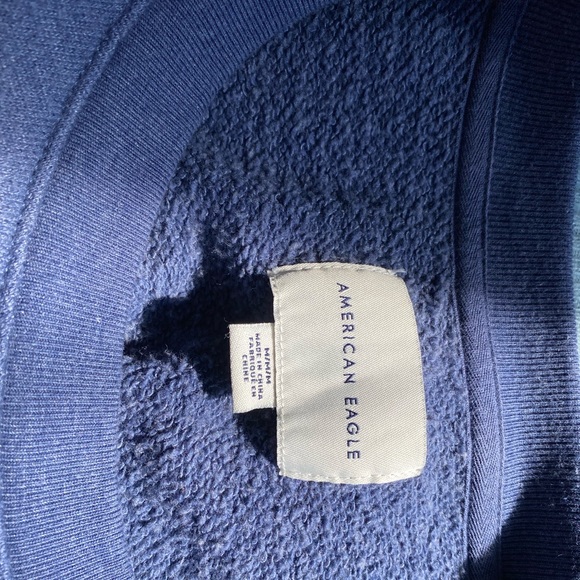 American Eagle Blue Oversized crew neck - Picture 4 of 8